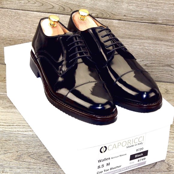*NEW* $779 Caporicci Abrasivato 8 M Italian Patent Calfskin Tuxedo * new Trees NEW* $749 Caporicci Abrasivato 8 M Italy Patent Calfskin  main image 3